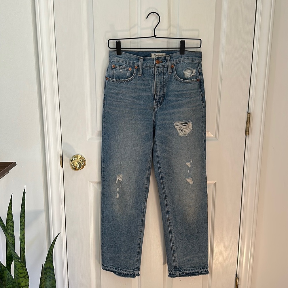 Madewell classic straight jean